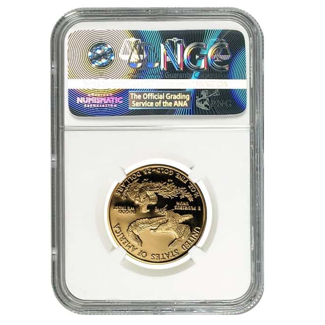 2001-W 1/2 oz $25 Gold American Eagle NGC PF 69 