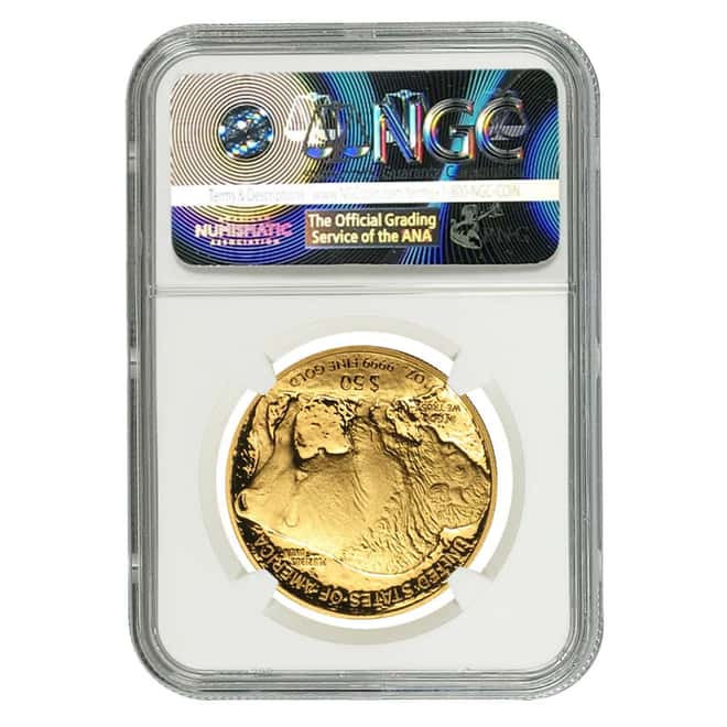 2012-W 1 oz $50 Gold American Buffalo Proof Coin NGC PF 70