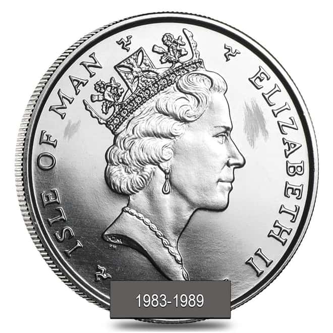  Isle of Man 1 oz Platinum Noble BU/Proof Abrasions (Random Year, 1983-1989)