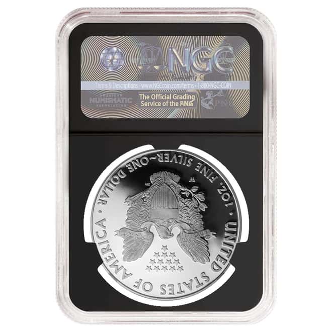 2016-W 1 oz Proof Silver American Eagle NGC PF 69 UCAM First Day of Issue - 30th Anniversary (Retro Holder)