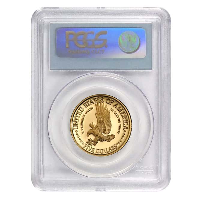 1986-W Statue of Liberty $5 Gold Proof PCGS PR69DCAM