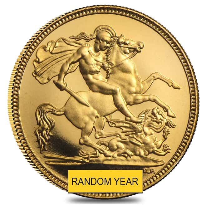 British Gold Half Sovereign BU/Proof Coin (Random Year)
