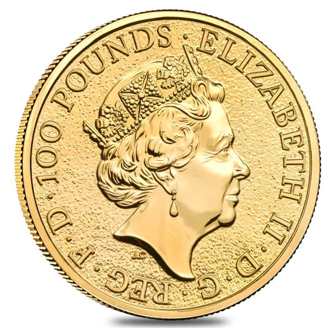 2017 Great Britain 1 oz Gold Queen's Beasts (Griffin) Coin .9999 Fine BU