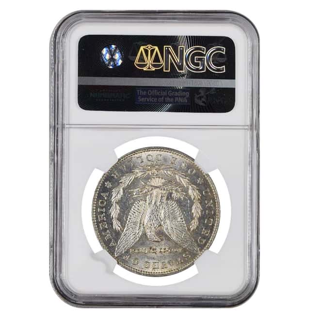 1890-CC Silver Morgan Dollar NGC AU 58 PL