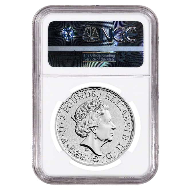 2017 Great Britain 1 oz Silver Britannia Coin NGC MS 70 Early Releases