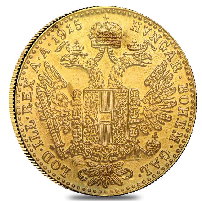 1915 Austrian Gold 1 Ducat .1106 oz AGW (Scruffy)
