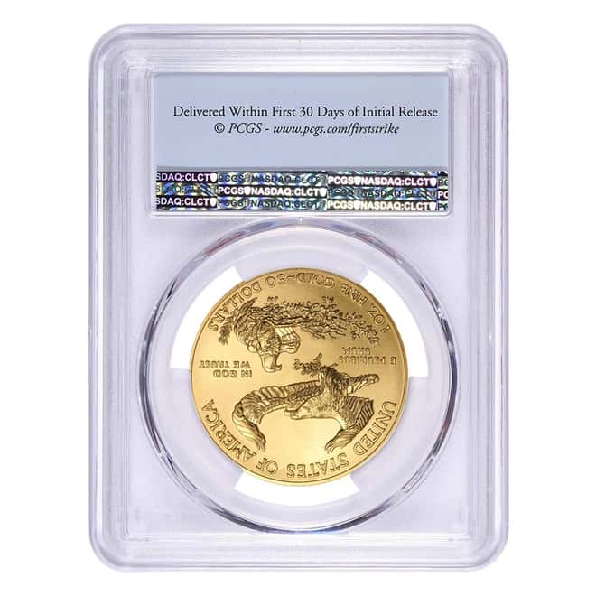 2017 1 oz Gold American Eagle PCGS MS 70 First Strike