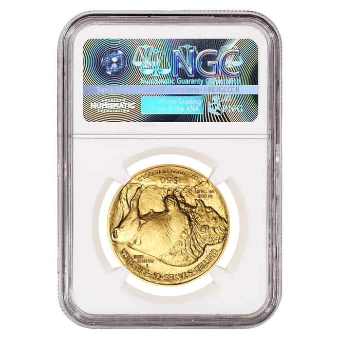 2017 1 oz Gold American Buffalo NGC MS 69 Early Releases (Buffalo Label) 