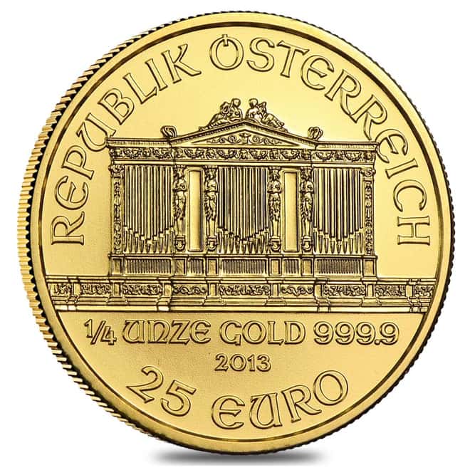 2013 1/4 oz Gold Austrian Philharmonic Coin