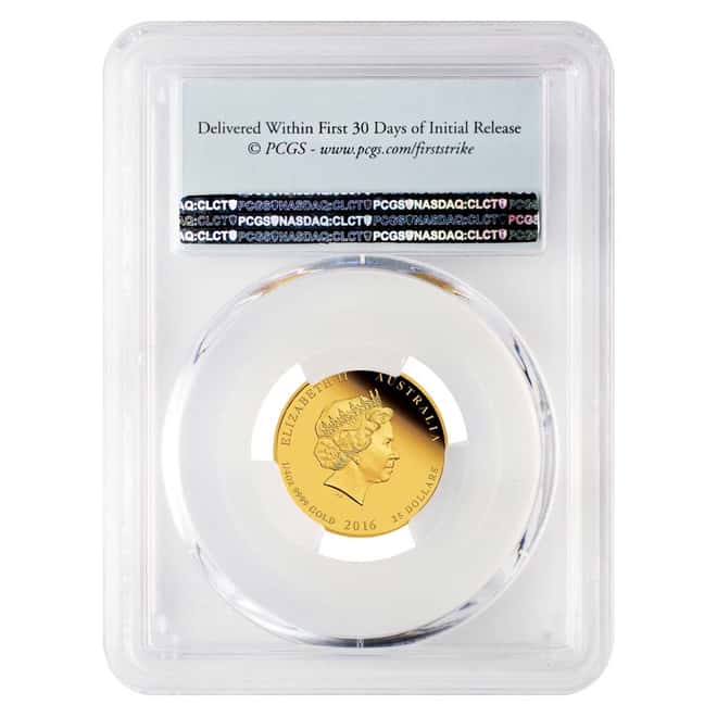 2016-P Australia ANZAC Spirit 100th Anniversary $25 Gold Coin PCGS PF 69 First Strike