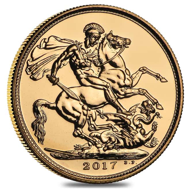 2017 Great Britain Gold Half Sovereign BU