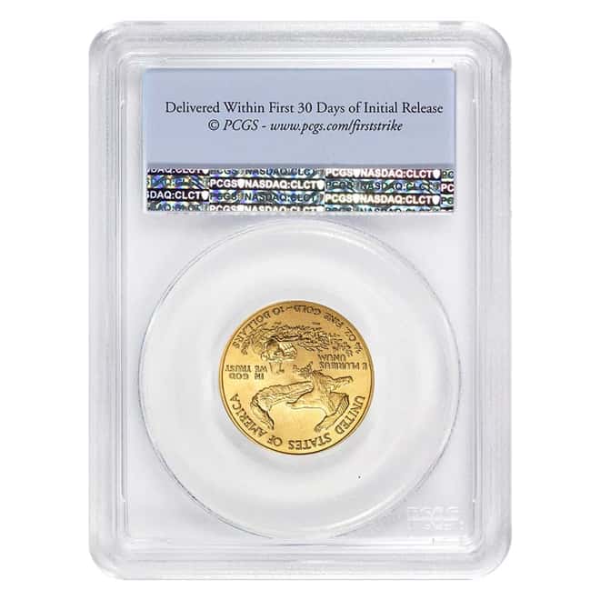 2003 1/4 oz $10 Gold American Eagle PCGS MS 70 