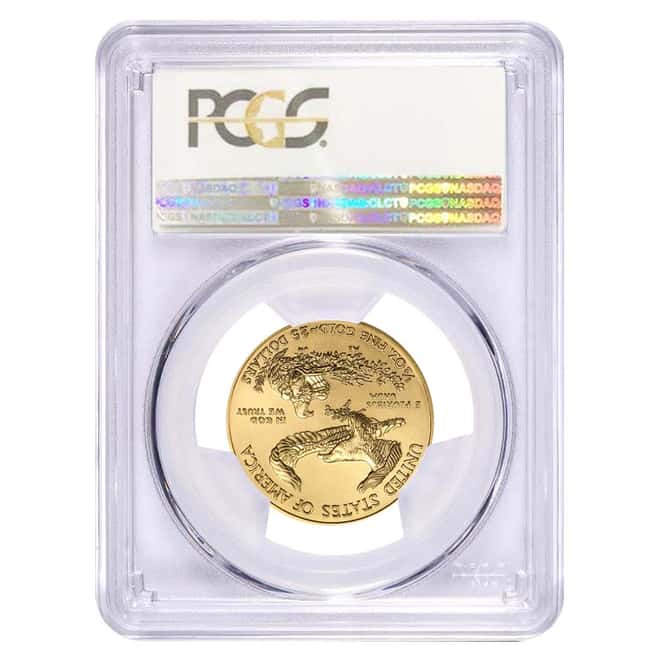2016 1/2 oz Gold American Eagle - 30th Anniversary PCGS MS 70 First Strike