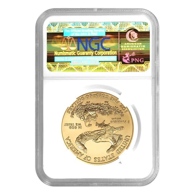 2013 1 oz $50 Gold Eagle NGC MS 69 First Releases
