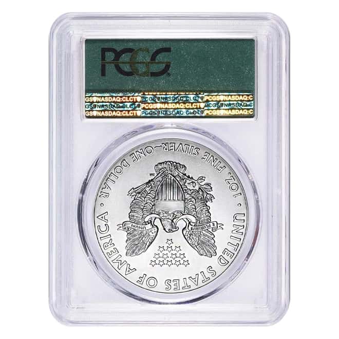 2017 1 oz Silver American Eagle $1 Coin PCGS MS 70 First Strike 1 of 2017 (Doily)