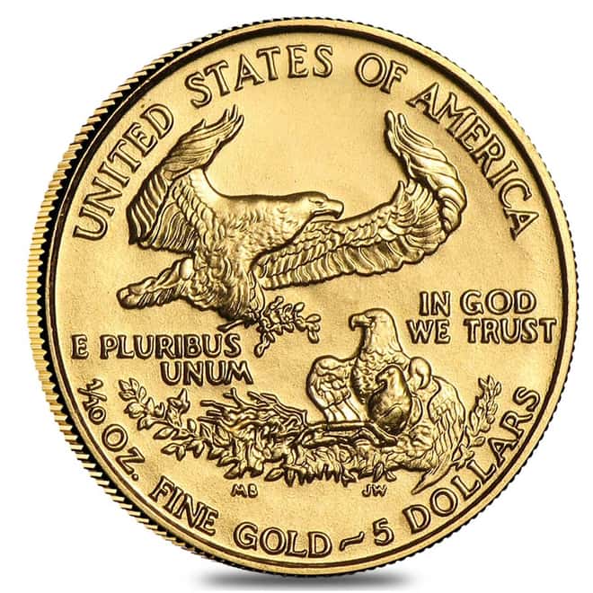 1991 1/10 oz Gold American Eagle BU (MCMXCI)