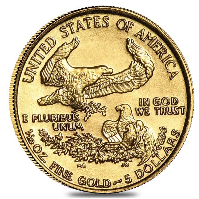 1993 1/10 oz Gold American Eagle BU