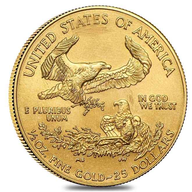 2000 1/2 oz Gold American Eagle (Abrasions)