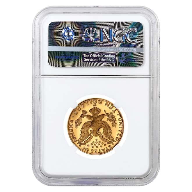 1984 S $10 Olympics Commemorative Gold Coin NGC PF 70 UCAM
