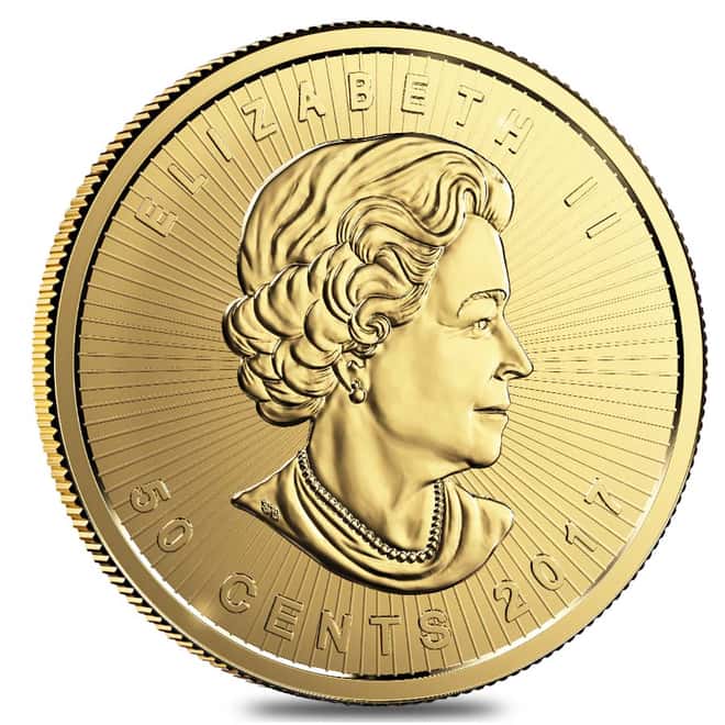 2017 25 x 1 gram Canadian Gold Maples $.5 Coin .9999 Fine (Individual Assays)