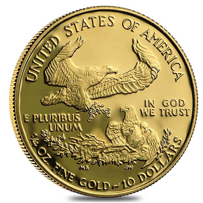 1994-W 1/4 oz $10 Proof Gold American Eagle (w/Box & COA)