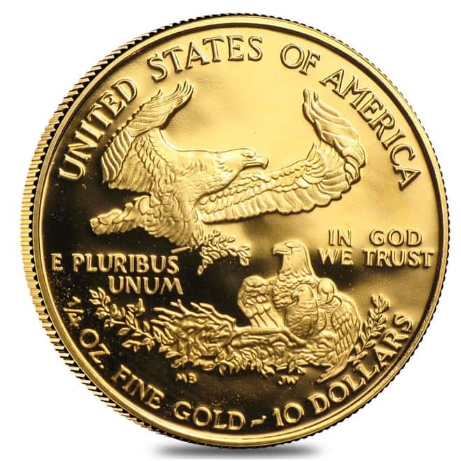 1995-W 1/4 oz $10 Proof Gold American Eagle (w/Box & COA)