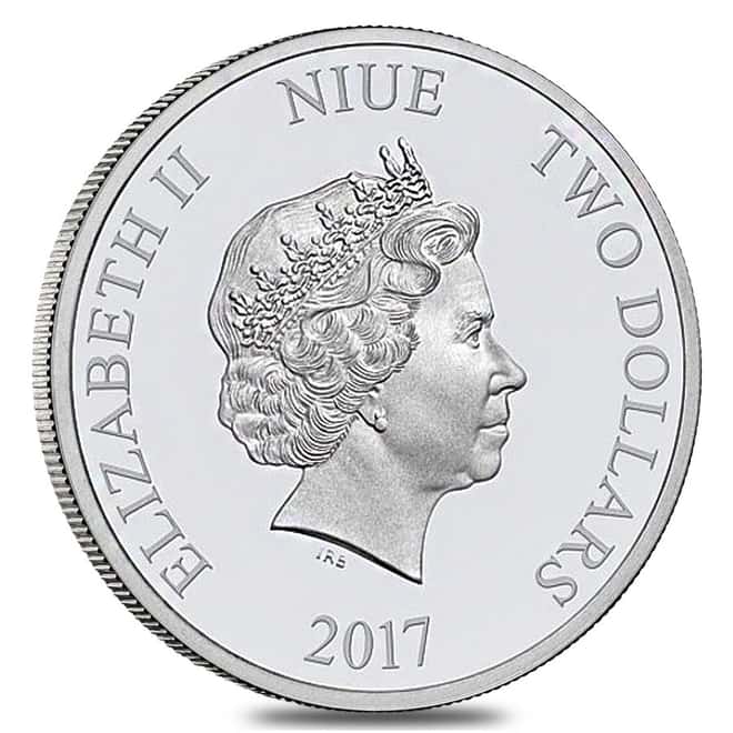 2017 1 oz Niue Silver $2 Disney Steamboat Willie NGC MS 70 Early Releases
