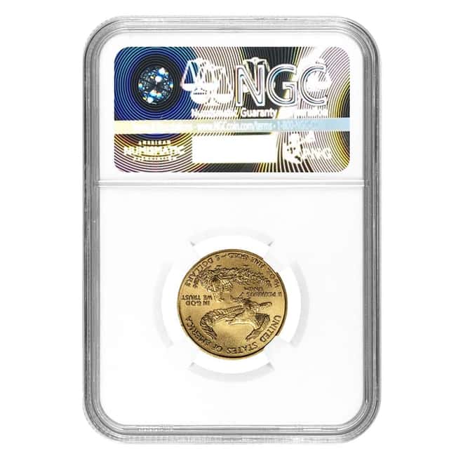 2003 1/10 oz $5 Gold American Eagle Coin NGC MS 69