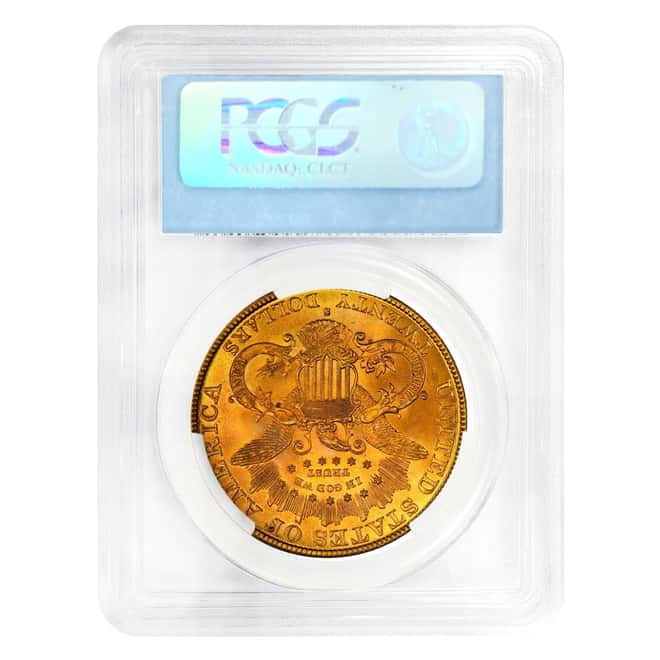 1883 S $20 Liberty Head Double Eagle Gold Coin PCGS XF 40