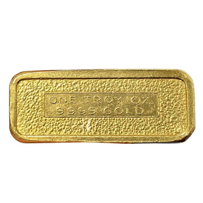 1 oz Merrill Lynch Gold Bar Struck Variation .9999 Fine