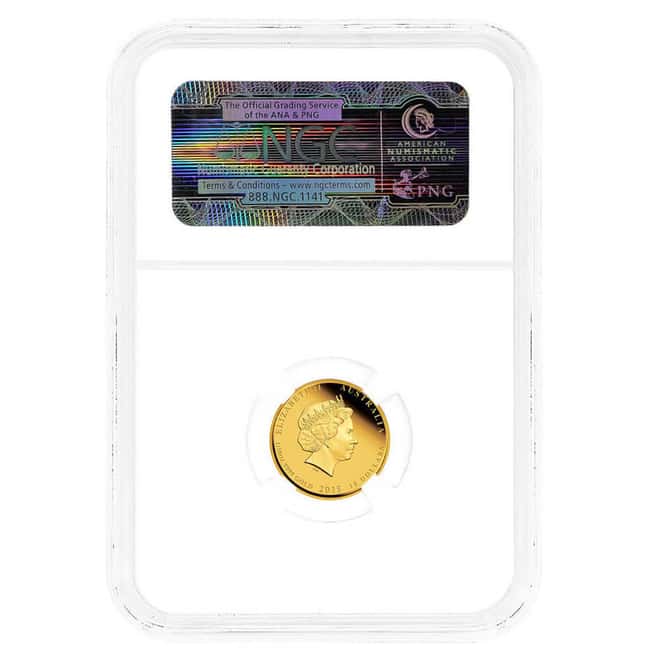 2013 1/10 oz Proof Gold Lunar Snake Australian Perth Mint NGC PF 69 UCAM ER