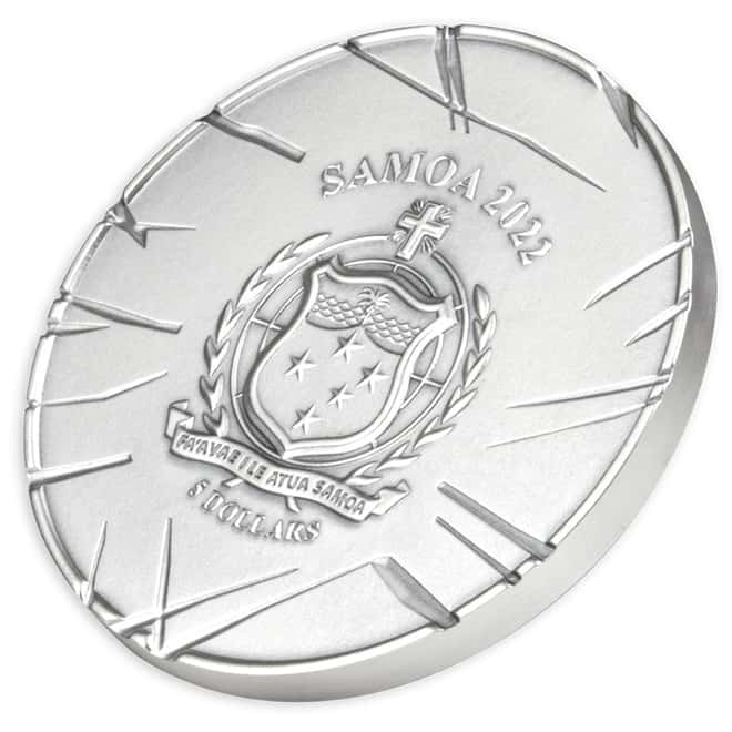 2022 Samoa 1 oz DC Comics Two-Face Supervillain Silver Coin (w/Box & COA)