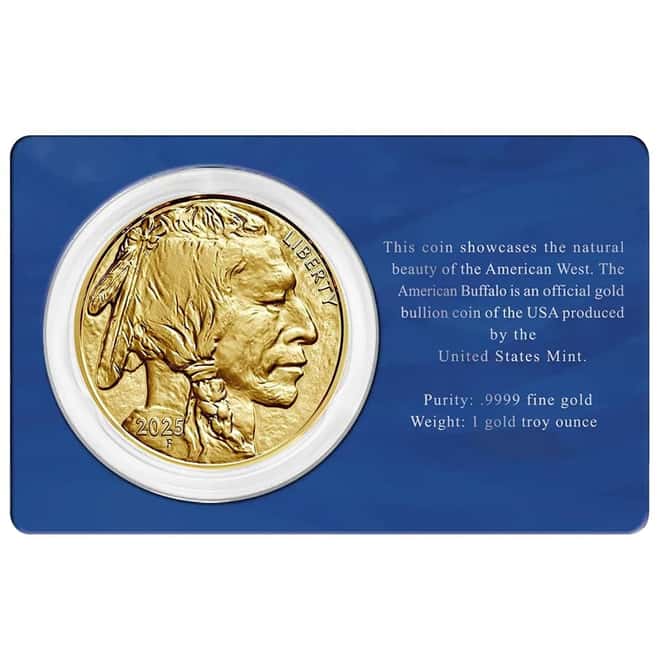2025 1 oz Gold American Buffalo $50 Coin BU (in Assay)