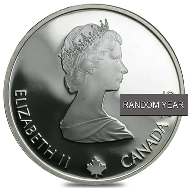 Canada 1 oz Proof Silver 1988 Calgary Olympics Coin (Random Year)