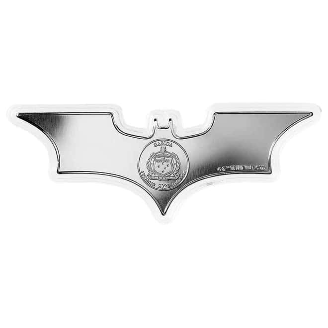 2022 Samoa 1 oz DC Comics Batman Batarang Proof Silver Coin
