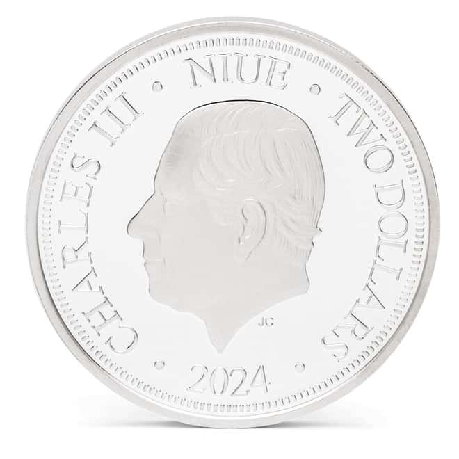 2024 Niue 1 oz Disney Princess Cinderella Silver Coin