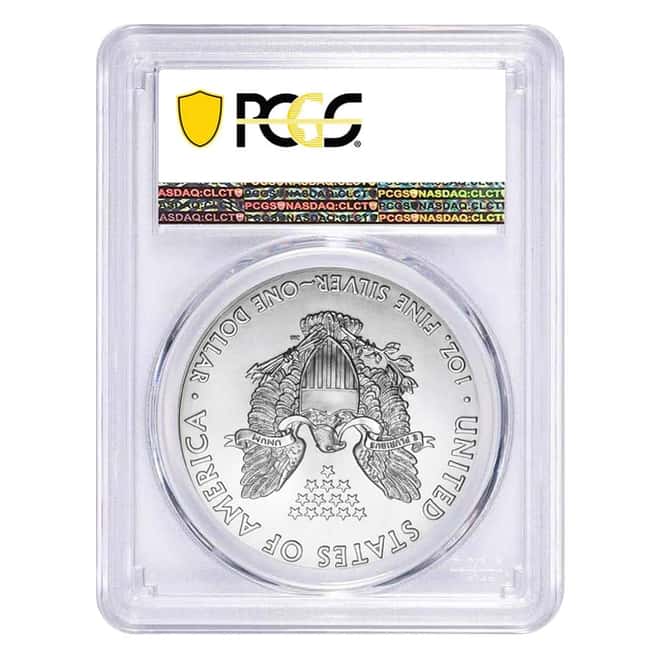 2020 (P) 1 oz Silver American Eagle PCGS MS 70 FDOI (Philadelphia) Emergency Issue
