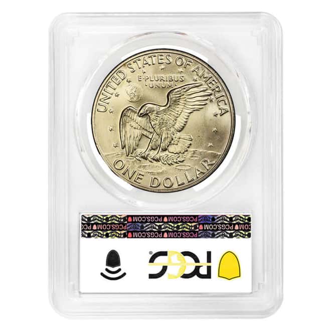 1971-1976 Eisenhower 40% Silver Dollar $1 PCGS MS 67 (Random Year)