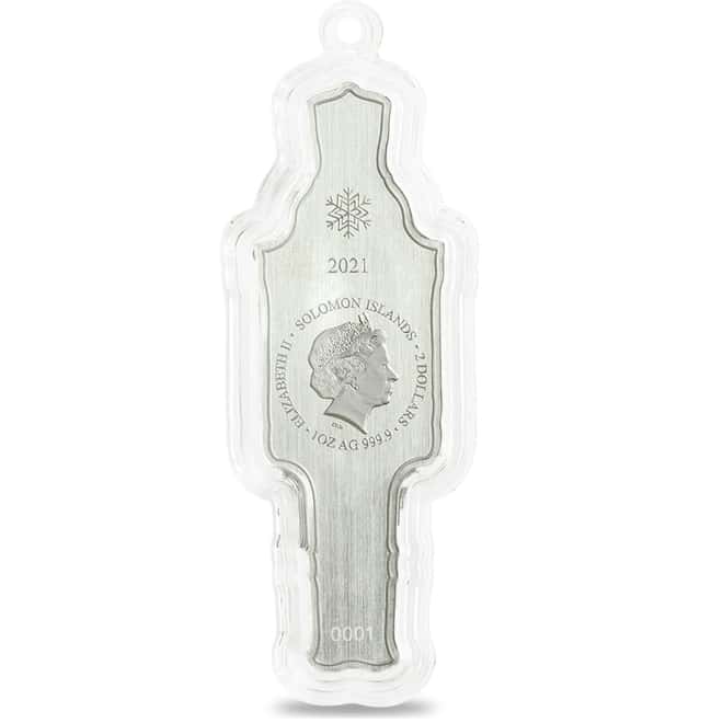 2021 Solomon Islands 1 oz Nutcracker Soldier Silver Coin .9999 Fine (w/Box & COA)