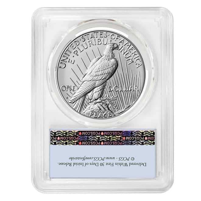 2025-S Peace Silver Dollar Reverse Proof PCGS PF 70 FS