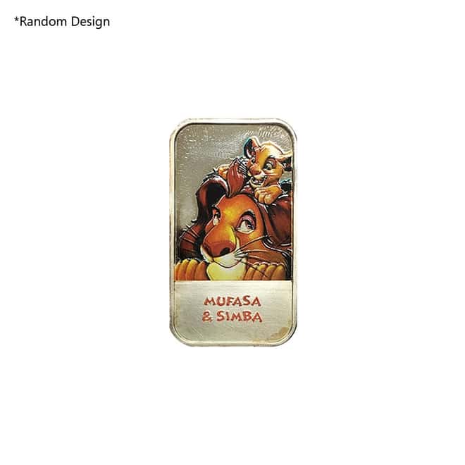 1 oz Disney Silver Bar .999 Fine (Random Design)