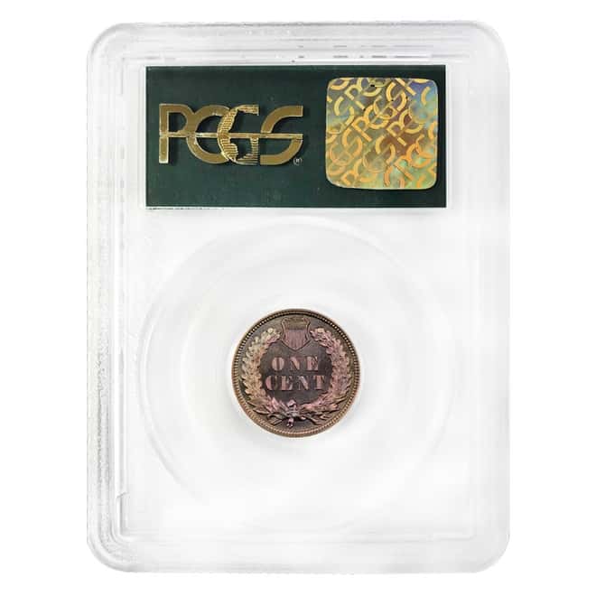 1880 Proof Indian Head Cent PCGS PF 64 RB