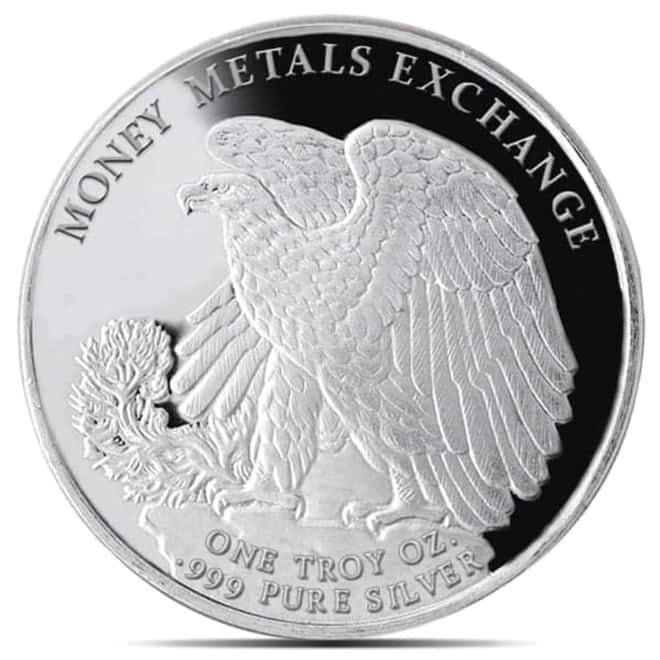 1 oz Money Metals Exchanges Walking Liberty Silver Round