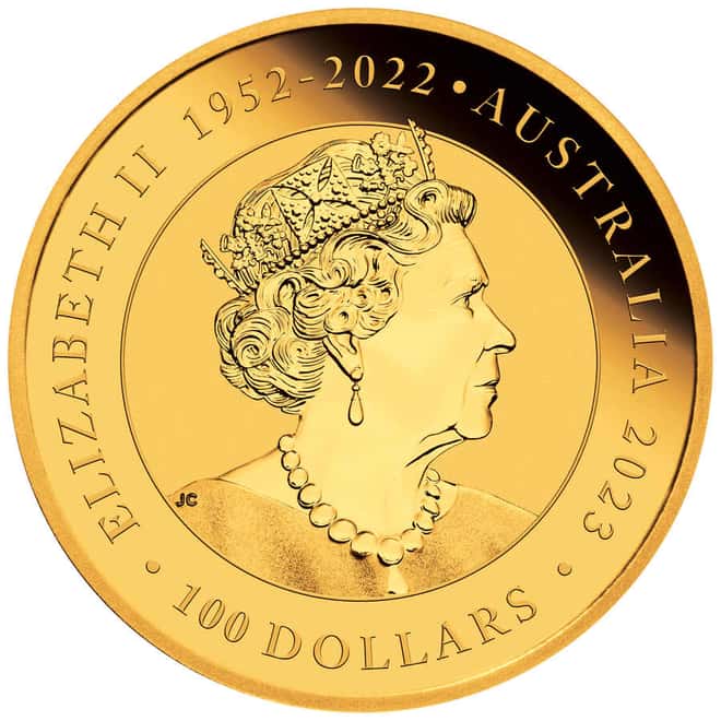 2023 1 oz Gold Australian Swan Perth Mint BU