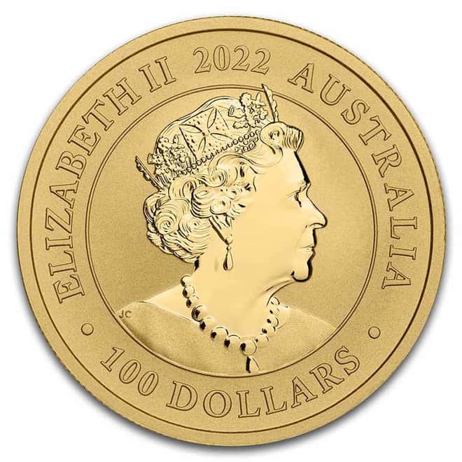2022 1 oz Gold Australian Swan Perth Mint BU