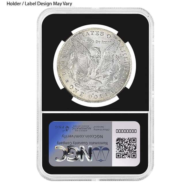 Morgan Silver Dollar $1 Original Bag Fragment NGC BU (Random Year)