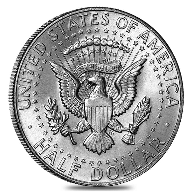 $10 Face Value 1964 Kennedy Half Dollars 90% Silver 20-Coin Roll (Uncirculated)
