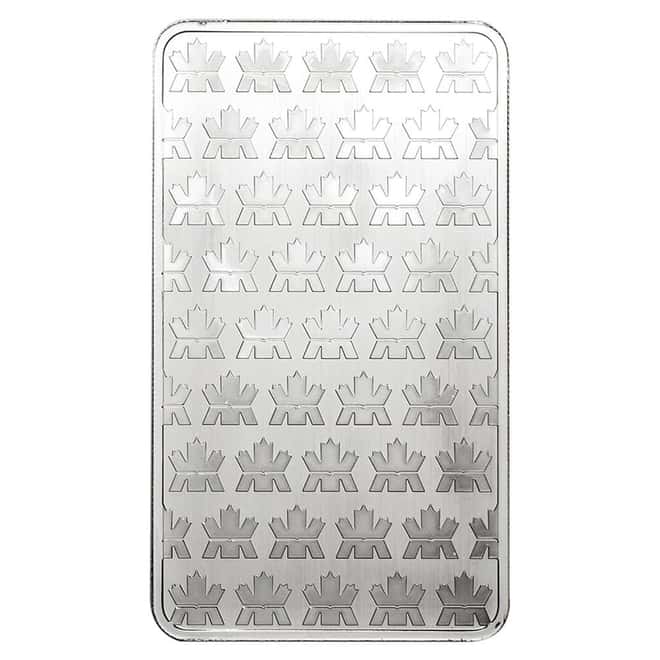 NO SEAL - 10 oz Royal Canadian Mint (RCM) .9999 Fine Silver Bar