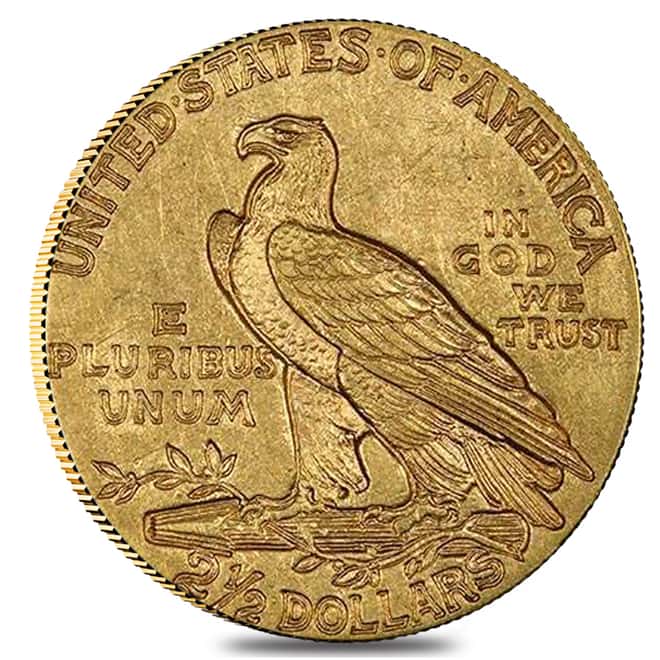 1908 $2.5 Gold Quarter Eagle Indian Head PCGS AU 53