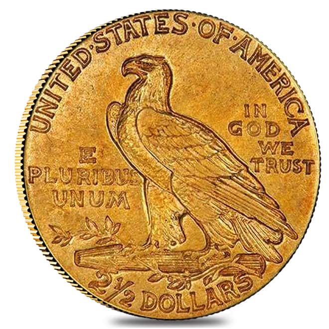 1911 $2.5 Gold Quarter Eagle Indian Head PCGS XF 40